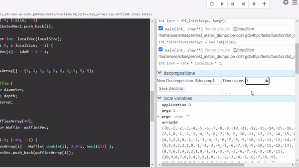 Creating a decomposition